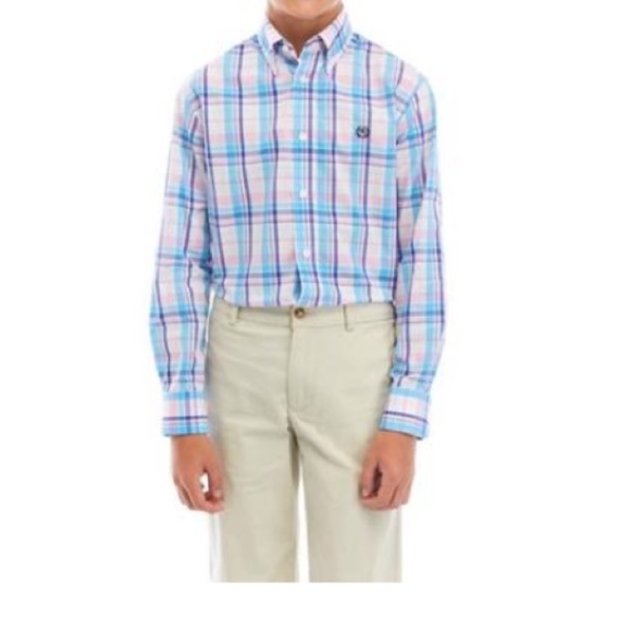 Lauren Ralph Lauren Big Boys Classic Fit Dress Shirts button up 16 - Picture 1 of 7
